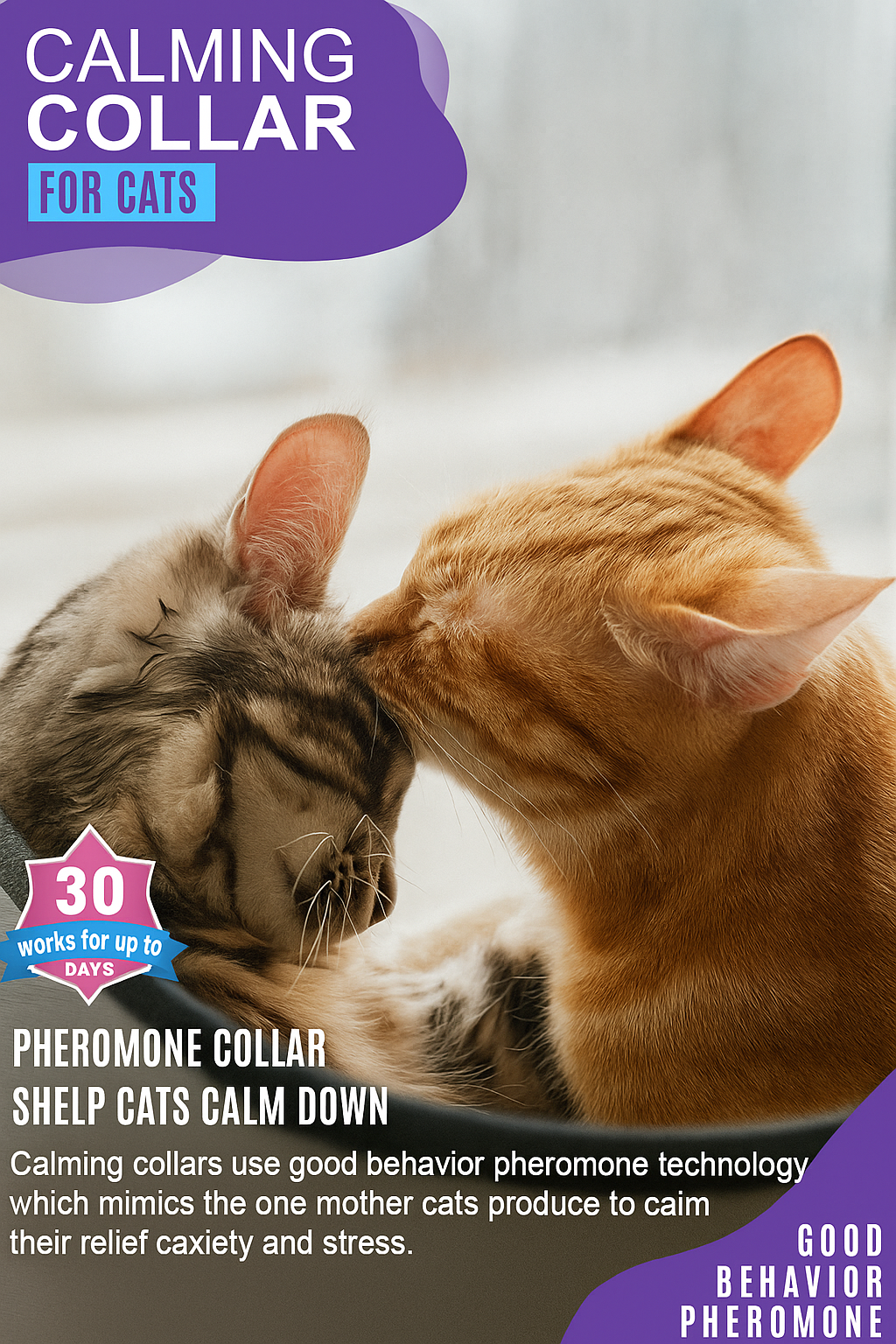 PurrEase - Cat Calming Collar