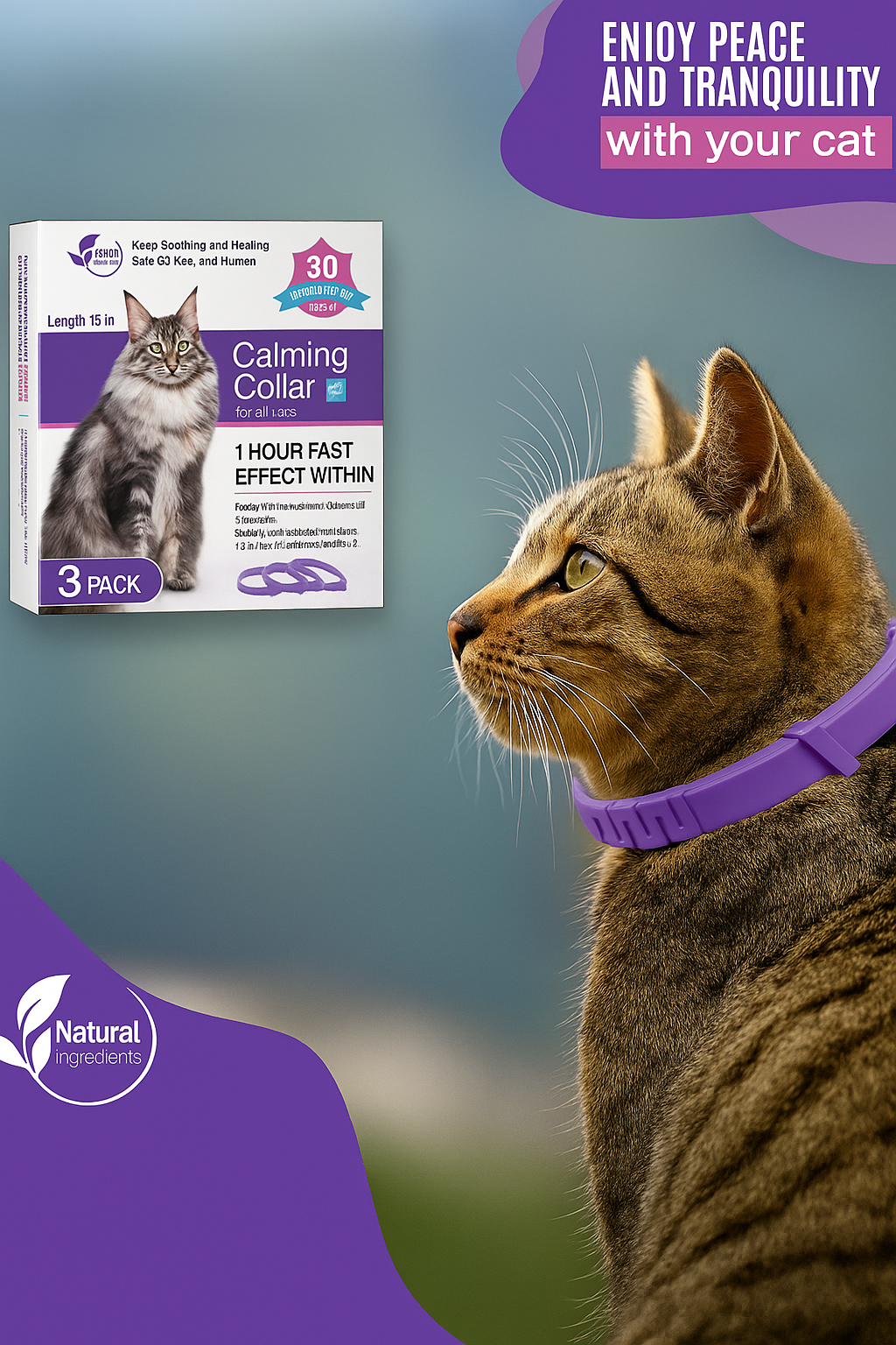 PurrEase - Cat Calming Collar