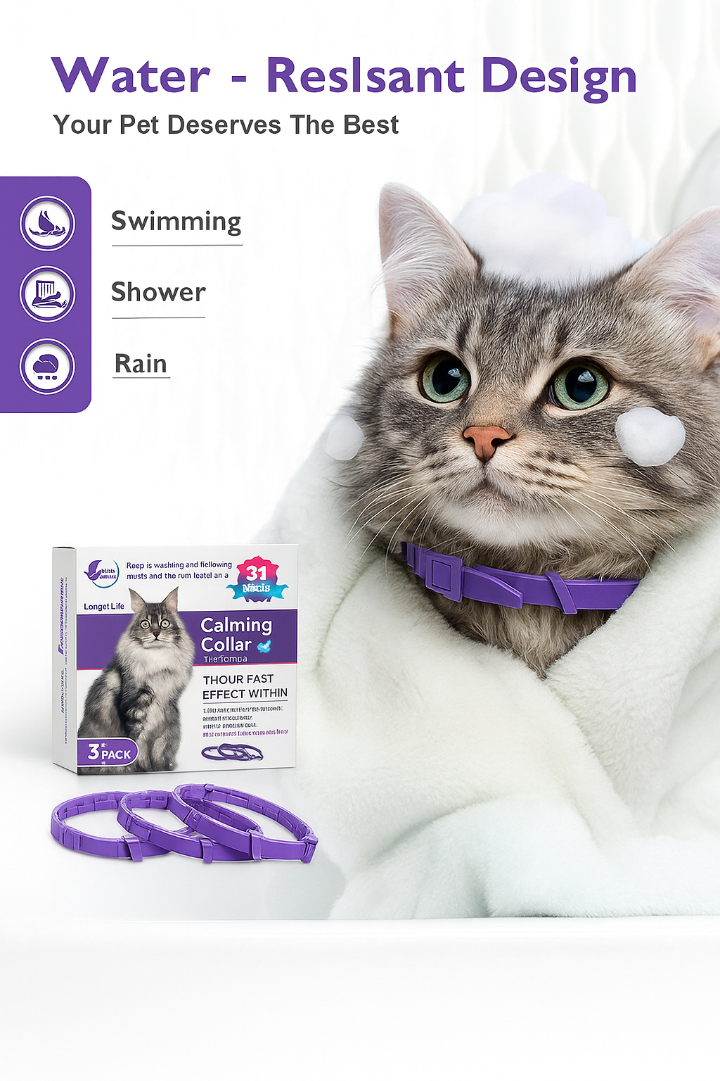 PurrEase - Cat Calming Collar